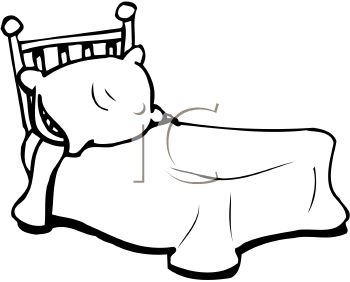 Bed Clipart Bed Black And White Royalty Free Clip Art Image - Home 