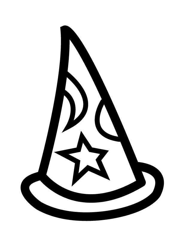 clipart wizard hat - photo #48