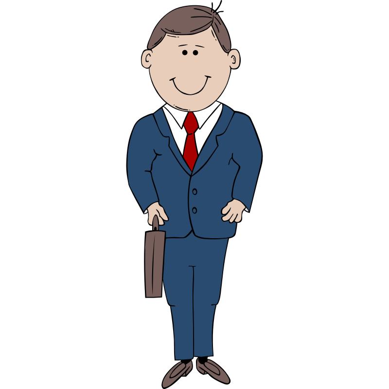 man in suit clipart - photo #21