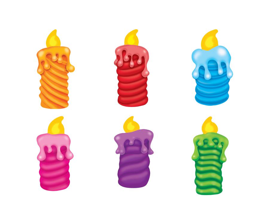 Colorful Candles Mini Accents Variety Pack | T-10854