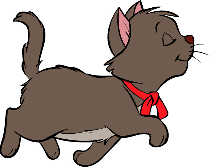 Disney Cartoon Movie Aristocats Kitten Berlioz Picture -- Disney-