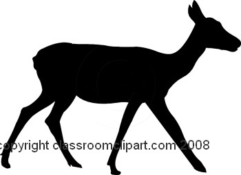Silhouettes : animal-silhouette-1108 : Classroom Clipart