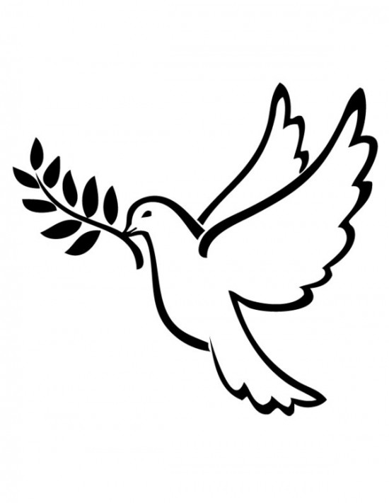 Clipart Dove With Olive Branch Clip Art Library