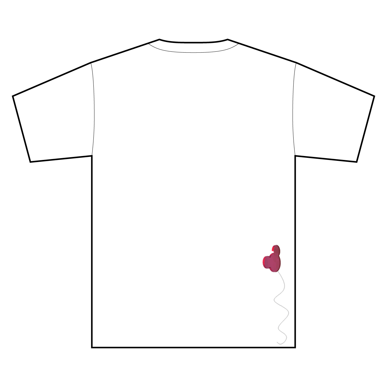 T Shirt Back Template - Clipart library