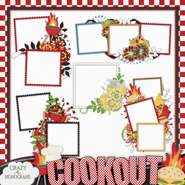 CRAZY-4-MONOGRAMS: Cookout! - Clipart library - Clipart library