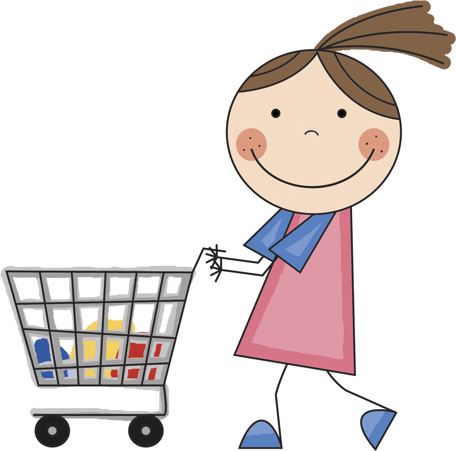 Images For  People Shopping Png