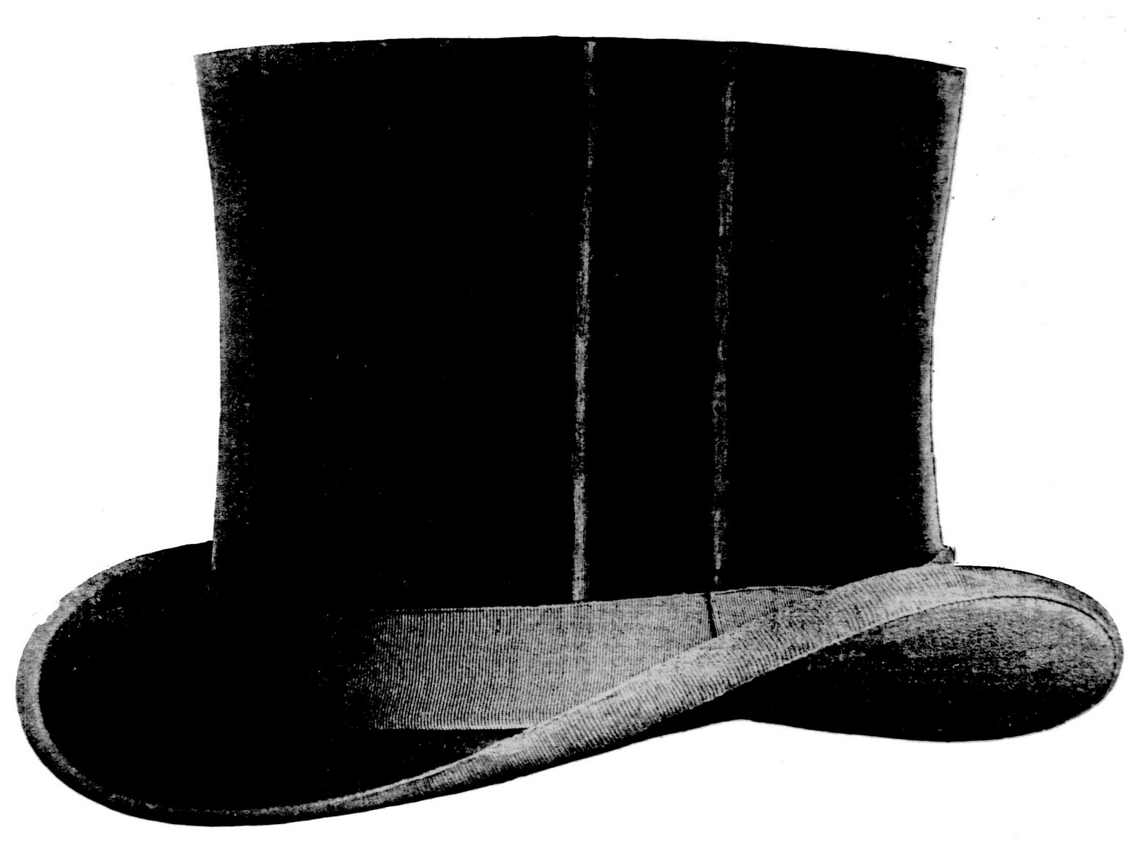 Free Vintage Clip Art - Awesome Top Hat - The Graphics Fairy