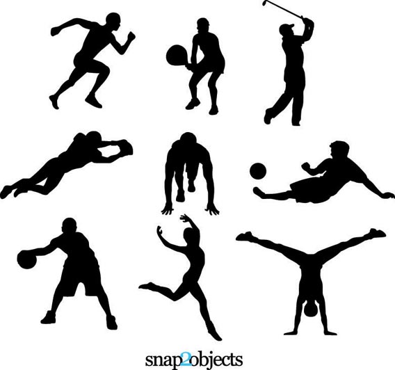 Huge Collection Of 55 Vector Silhouettes Free To Download