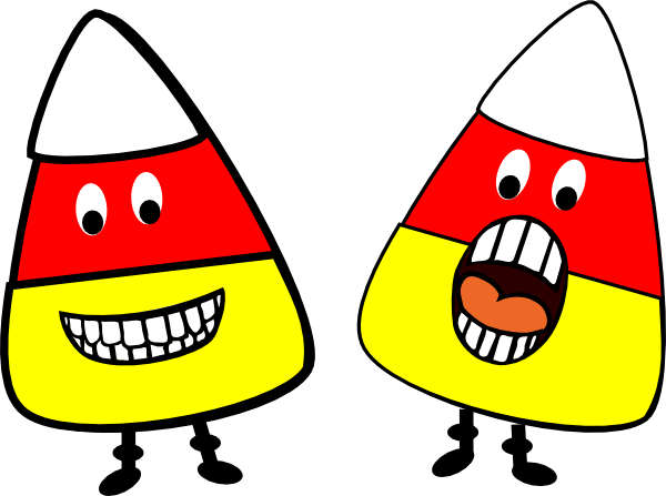 Candy Corn People clip art - vector clip art online, royalty free 