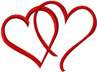 Two Hearts - Clipart library