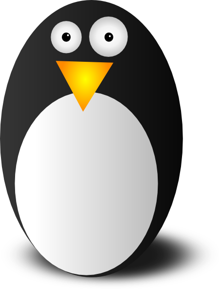 Penguin Cartoon clip art - vector clip art online, royalty free 