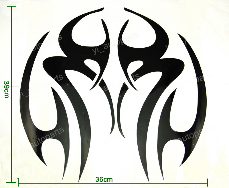 Car Front Hood Body Graphic Vinyl Sticker Decal Ornament Monster 