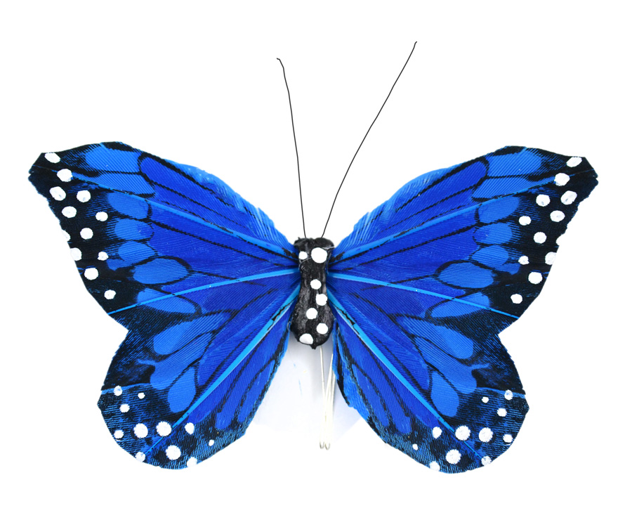 Artificial Butterflies - Craft Butterflies - Feather Butterflies 