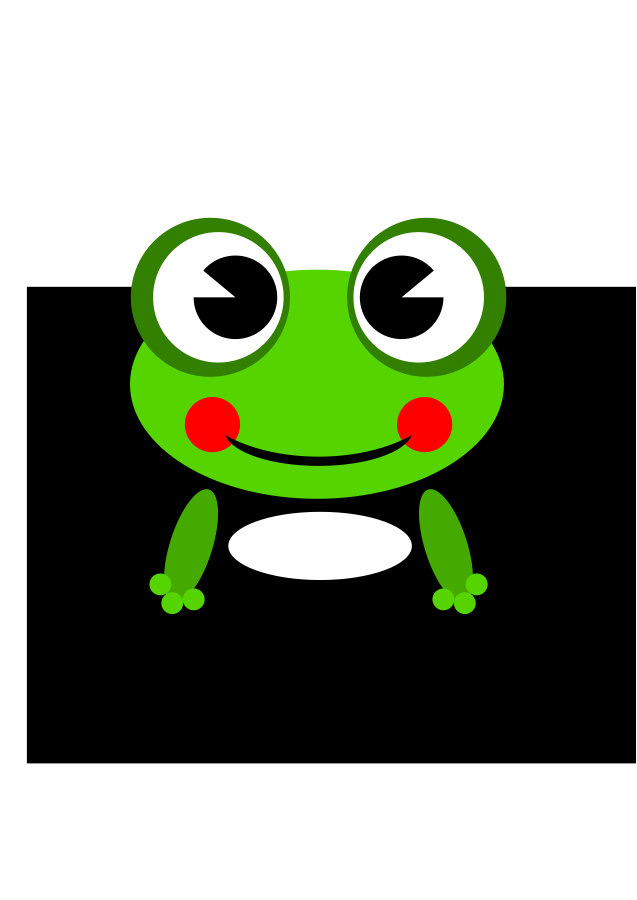 Frog by Ramy Clipart, vector clip art online, royalty free design 