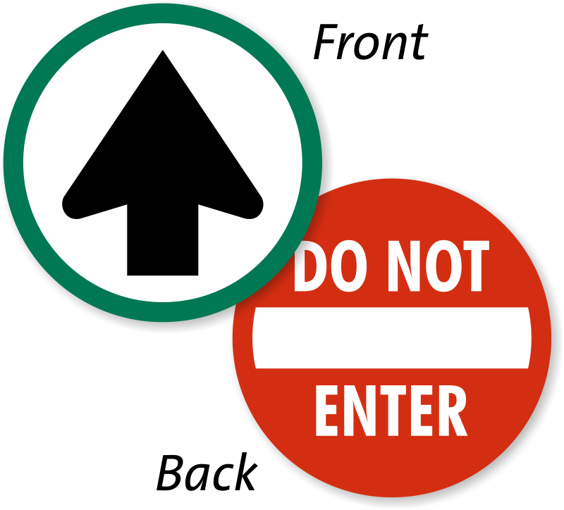 Entrance Door Signs  Labels - Engraved Entrance Signs