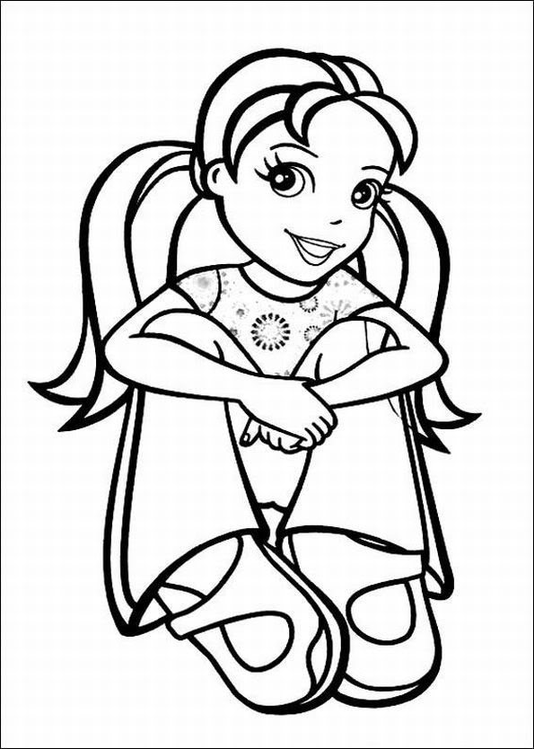 Free Printable Cartoon Characters Colouring Pages Clip