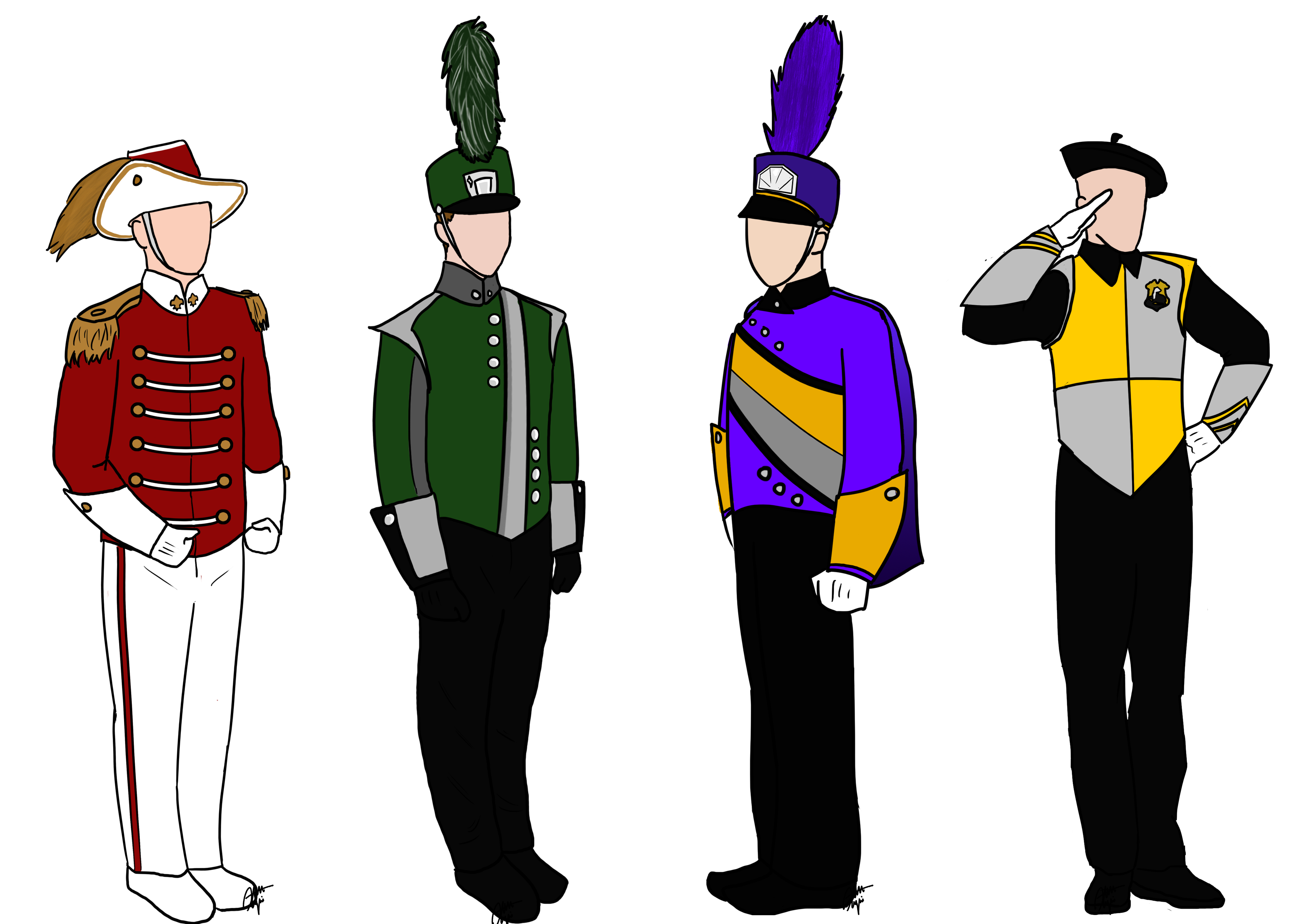 marching band hat clip art - photo #26