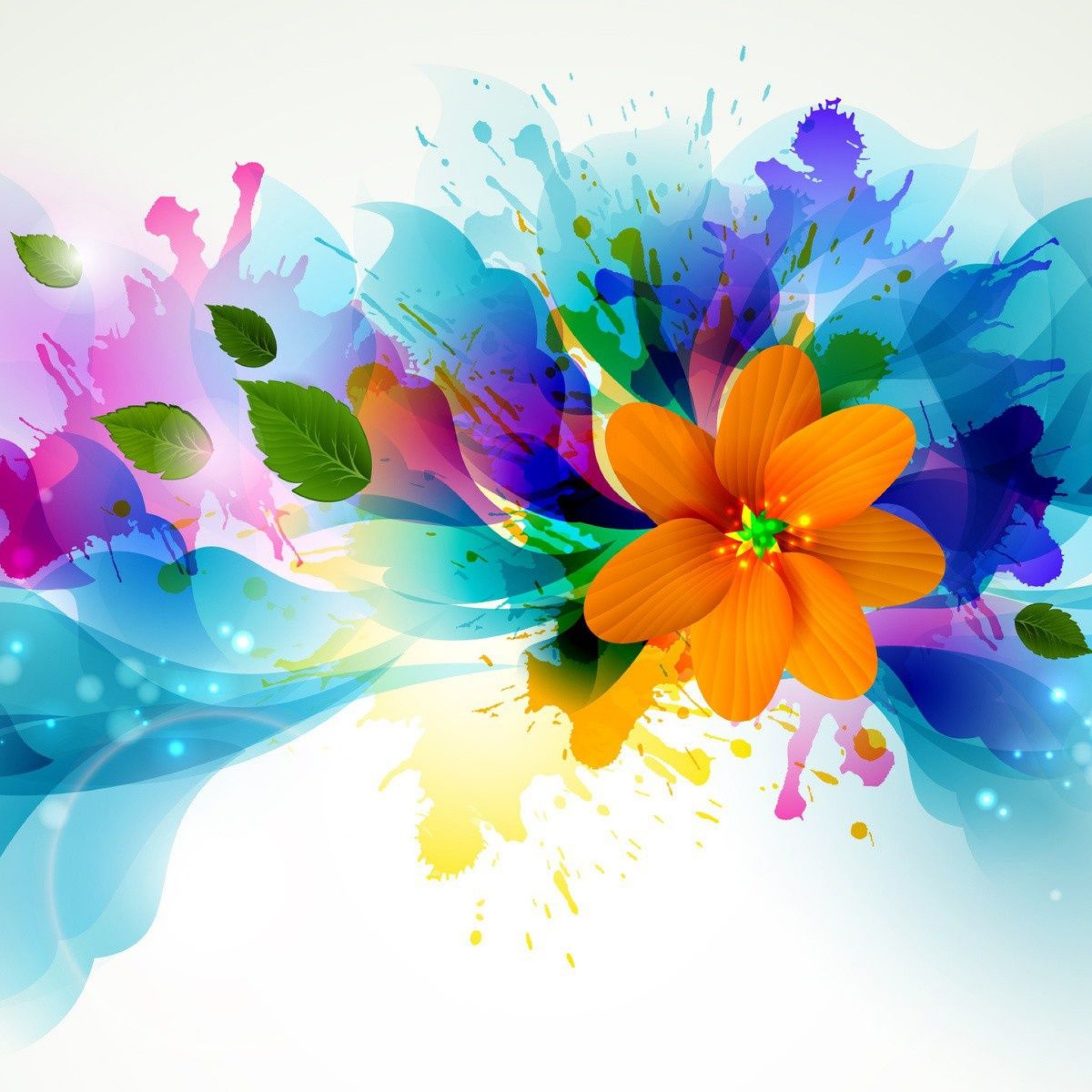Abstract Floral Wallpaper Design Gallery