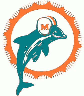 Miami Dolphins Primary Logo - American Football League (AFL 