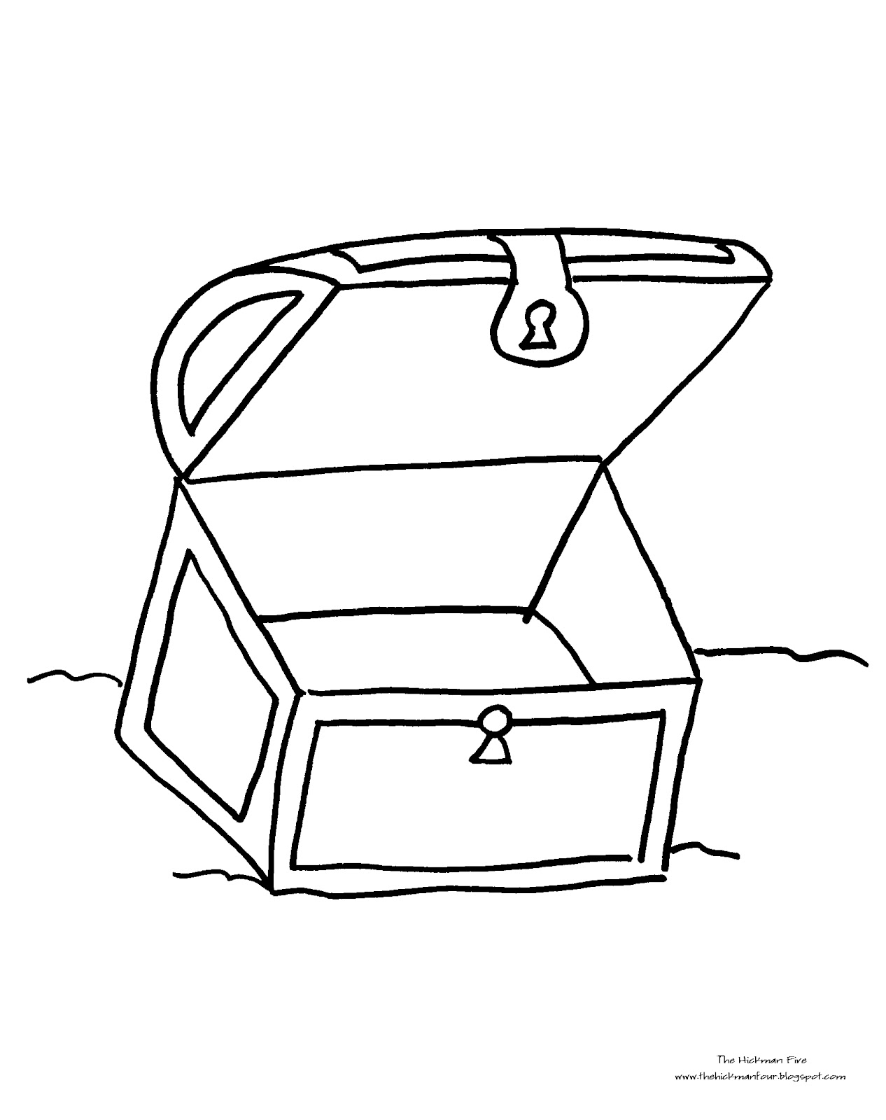 Treasure Chest Map T1jW0 - Coloring Pages For Kids