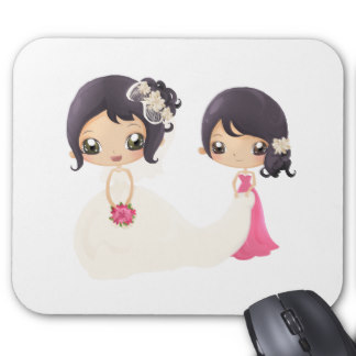 Brides Maid Of Honor Mouse Pads  Brides Maid Of Honor Mousepad 
