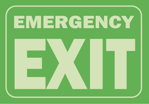 clipart emergency exit - photo #32