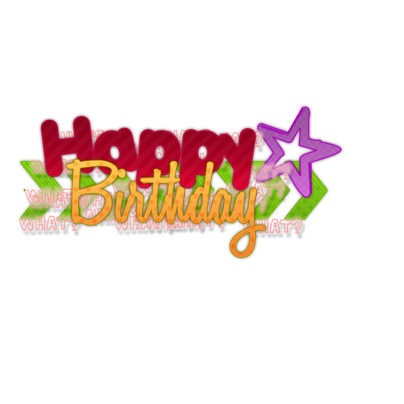 Clipart library: More Like Happy birthday texto png pedido by 