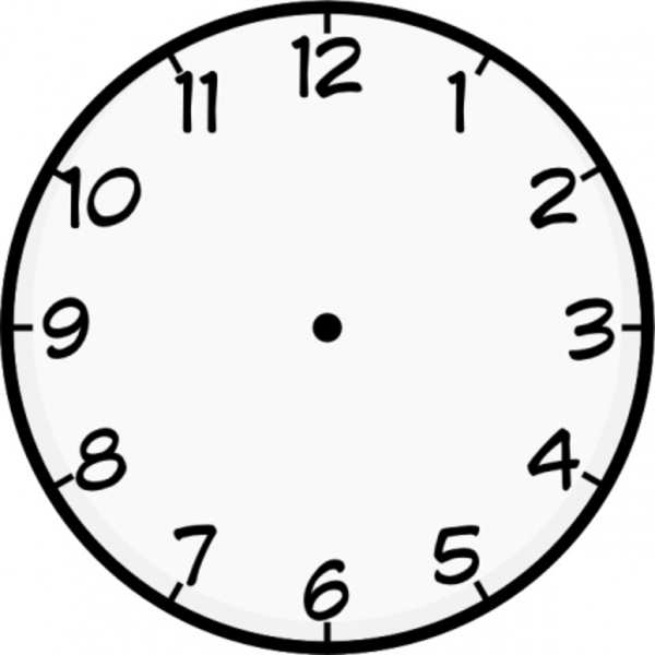 Analog Clock Without Hands 