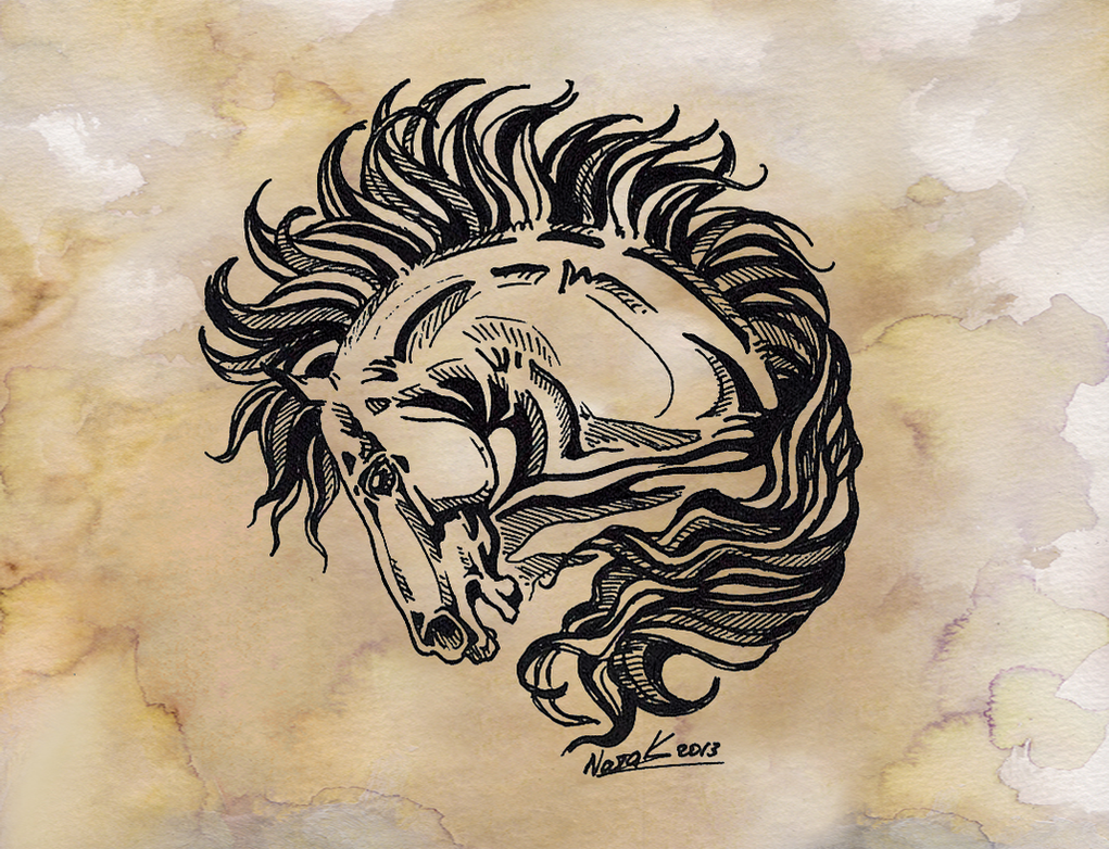 traditional horse tattoo designs - Clip Art Library