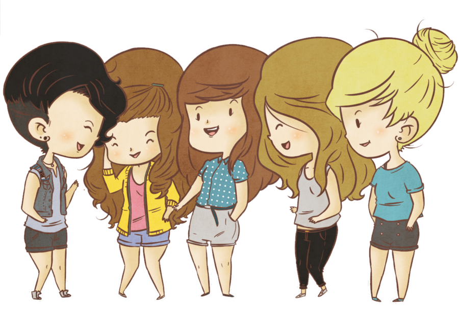 Free Cartoon Drawings Of Girls, Download Free Cartoon Drawings Of Girls png  images, Free ClipArts on Clipart Library