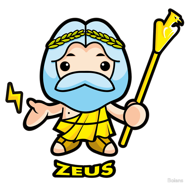 greek god zeus cartoon - Clip Art Library