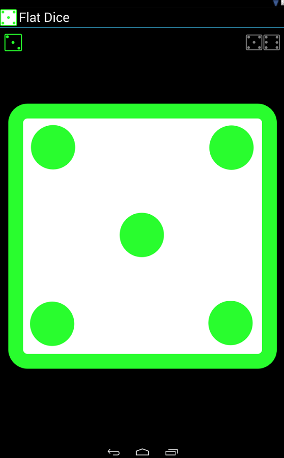 Flat Dice - the cool dice - Android Apps on Google Play