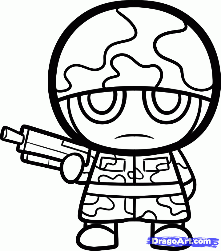 soldier drawing easy for kids - Clip Art Library