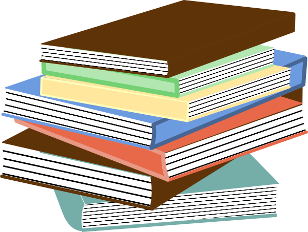 Stack Of Books clip art - vector clip art online, royalty free 