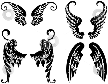 Clip Art Angel Wings