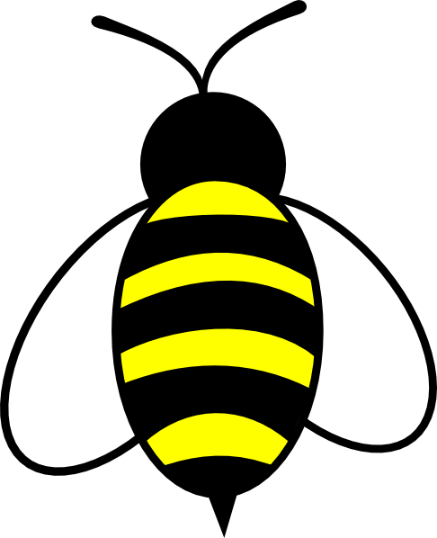 Bee clip art - vector clip art online, royalty free  public domain
