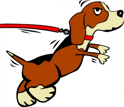 Keep dogs on leash clip art Free vector for free download (about 2 