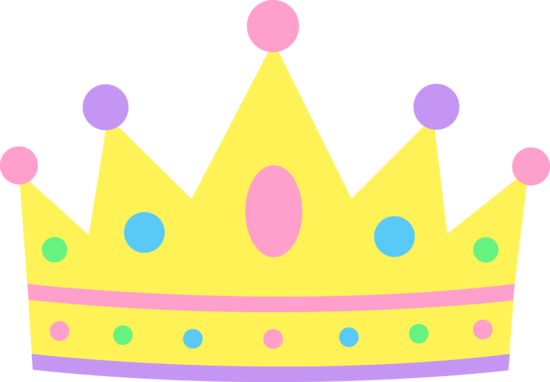 Cute Pastel Princess Crown - Free Clip Art