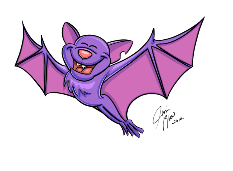 Cartoon Bat 