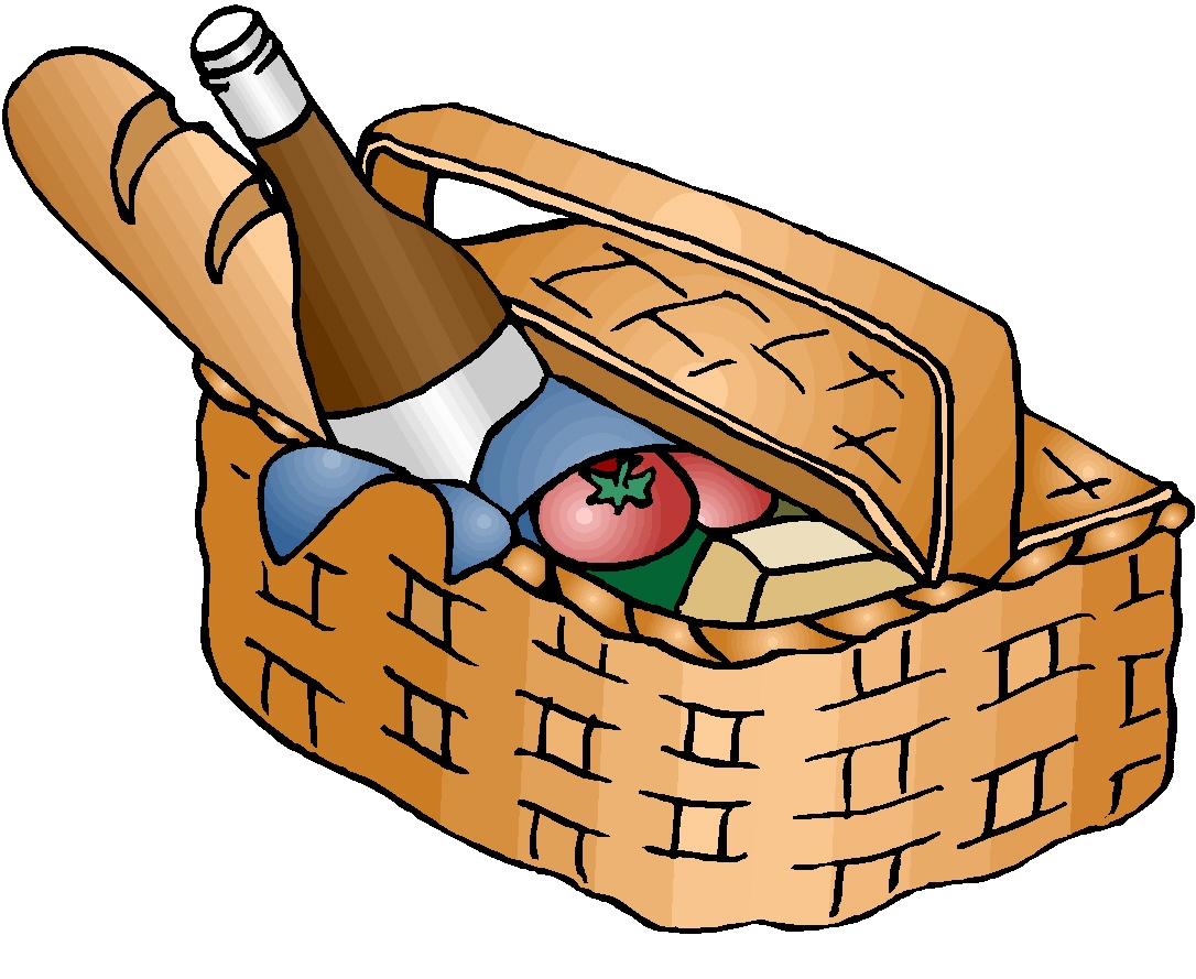 Picnic Basket Clip Art Black And White | Clipart library - Free 