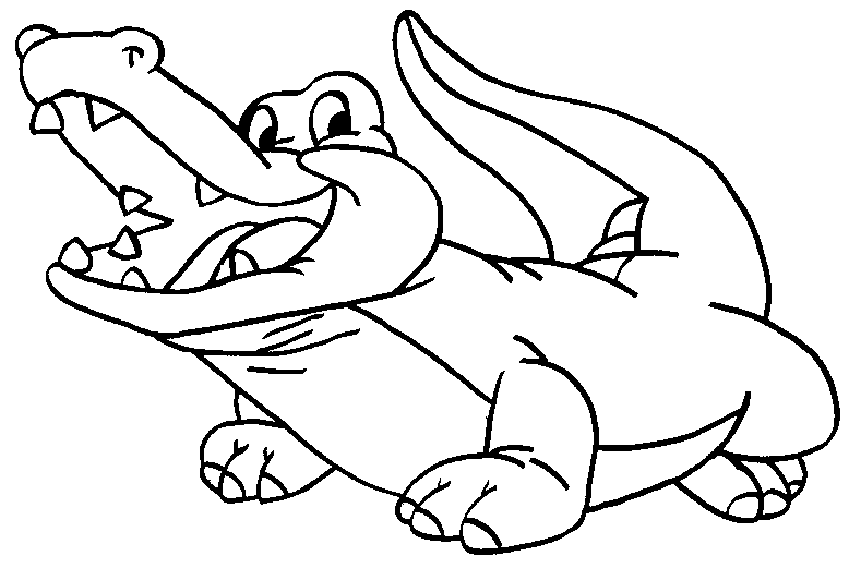 Featured image of post Cute Alligator Coloring Pages