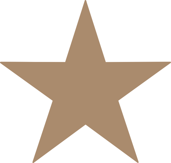 Light Brown Star Clip Art at Clipart library - vector clip art online 
