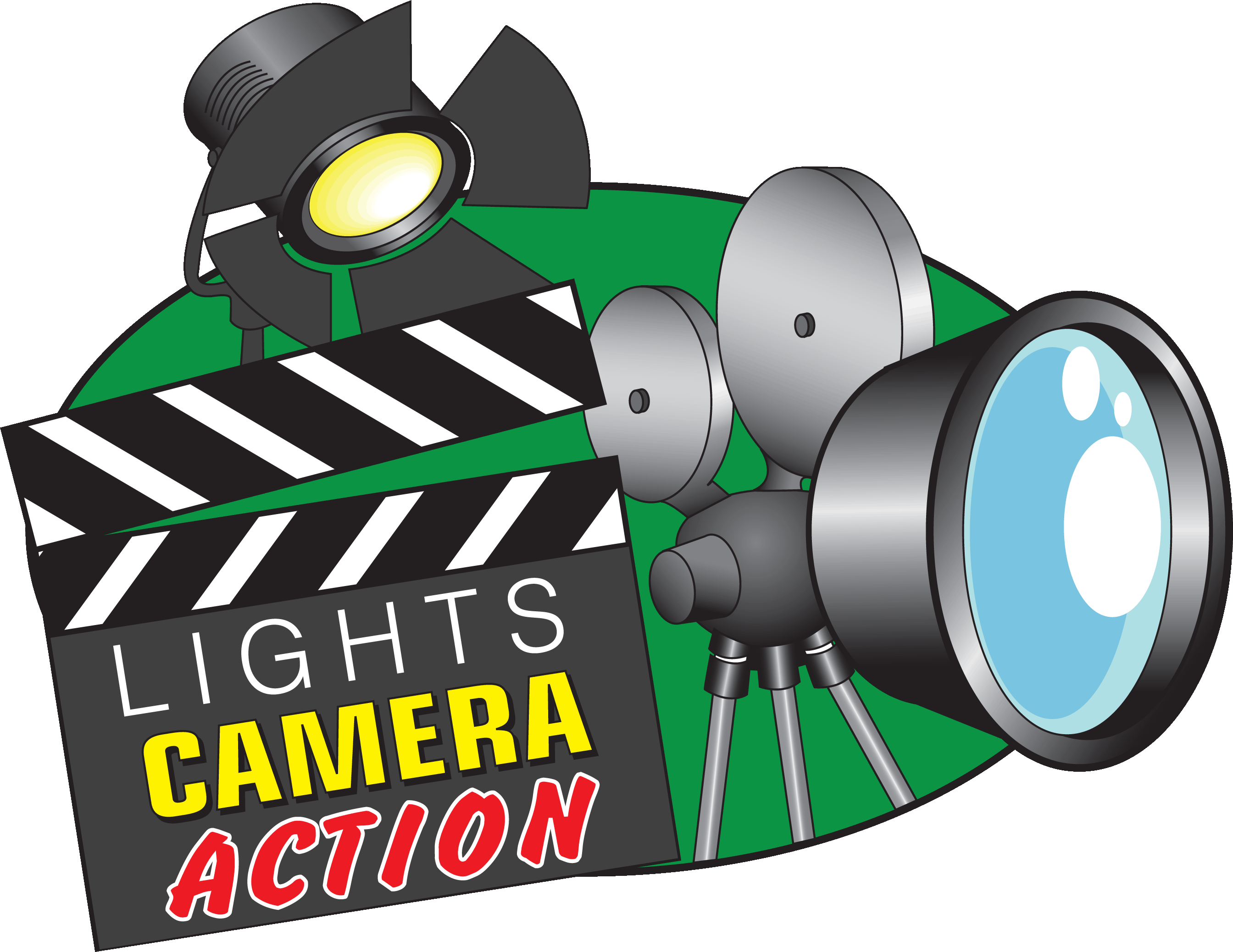 Lights Camera Action Clip Art - Clipart library
