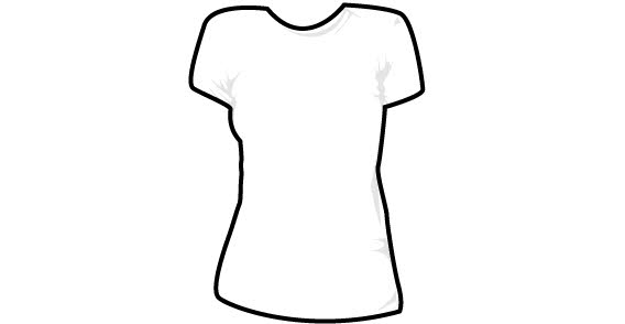 T Shirt Outlines - Clipart library