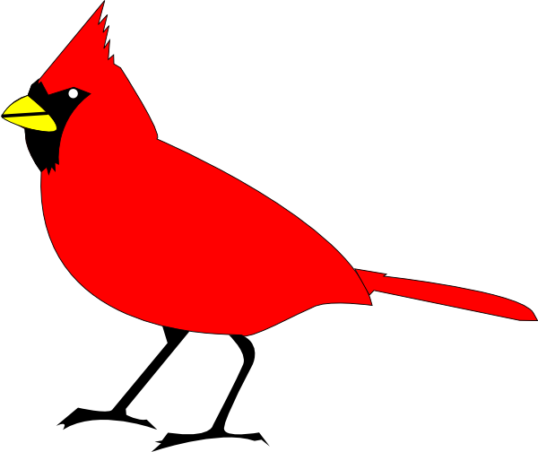 Cardinal Bird clip art - vector clip art online, royalty free 