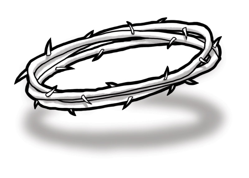 religious clip art crown of thorns - photo #48
