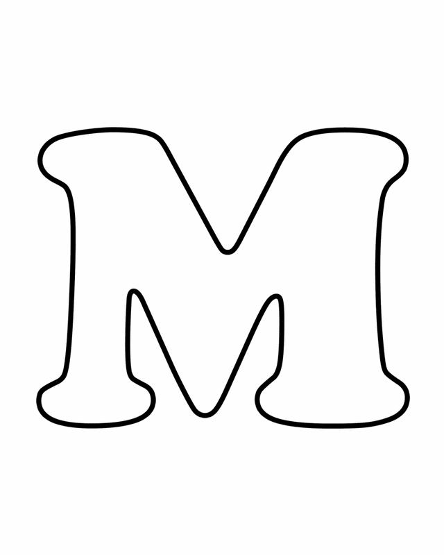 M Letter on Clipart library   Clipart library