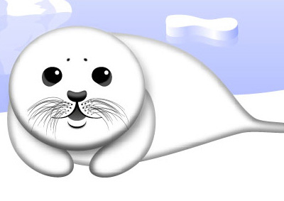 easy cute cartoon seals - Clip Art Library