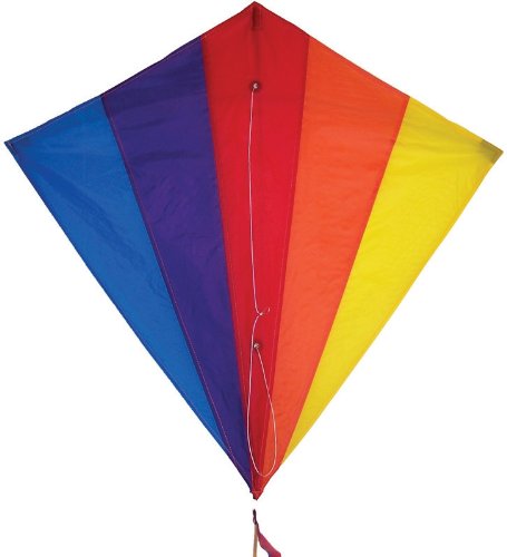: In the Breeze Rainbow Diamond Kite, 30-Inch: Patio 