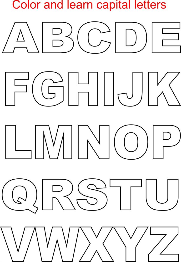 Free Printable Letters, Download Free Printable Letters png images With Block Letter Template Free